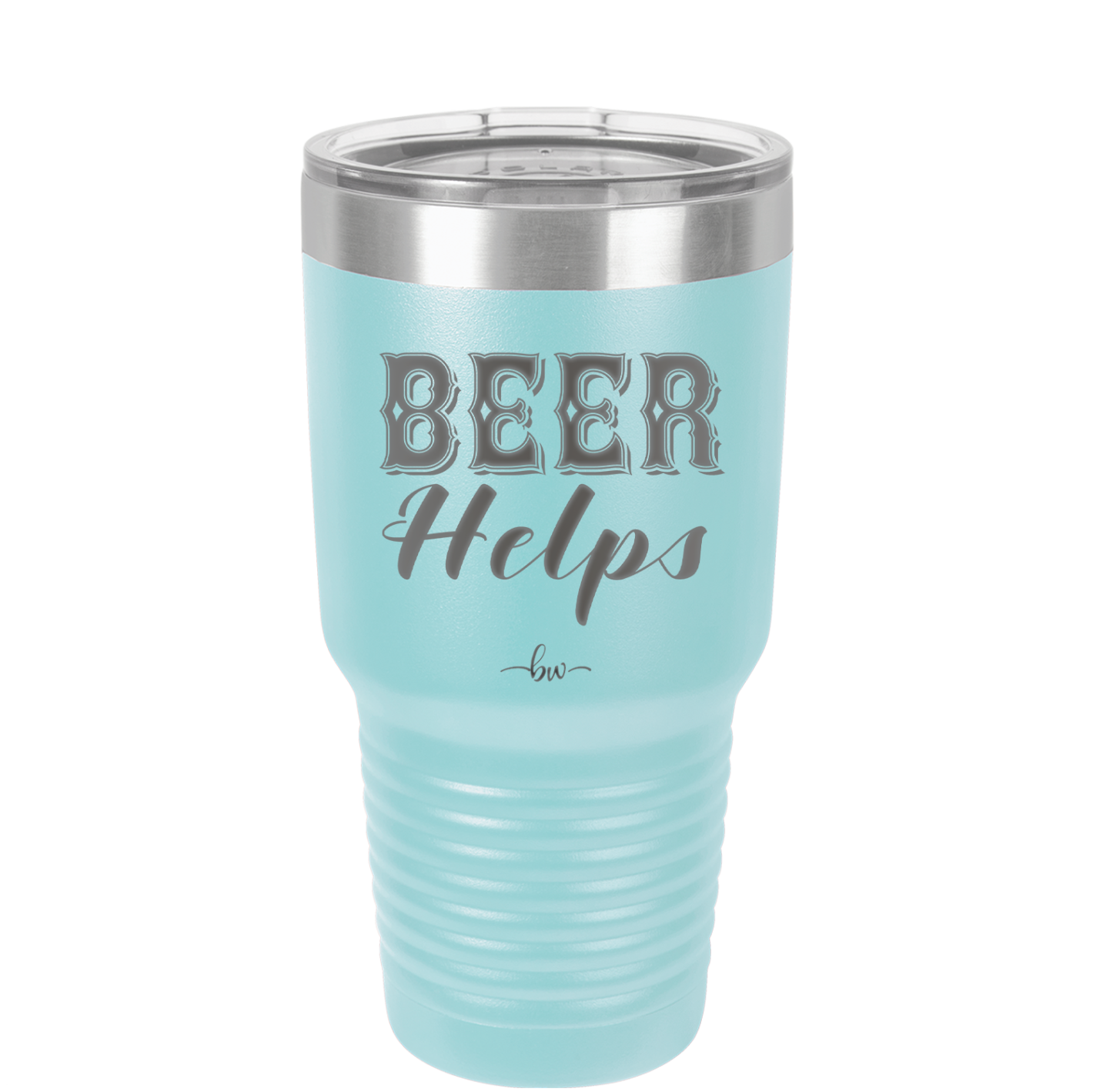 Beer Helps - Laser Engraved Stainless Steel Drinkware - 1846 -