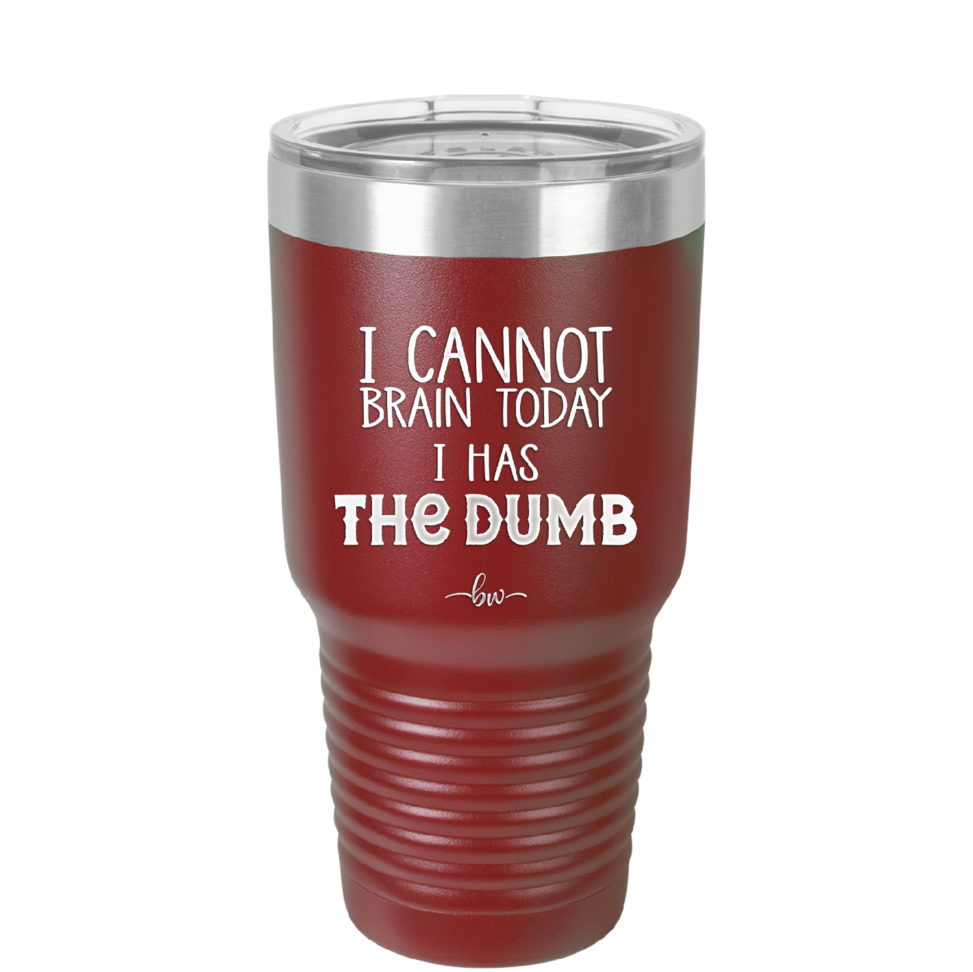 I Cannot Brain Today I Has the Dumb - Laser Engraved Stainless Steel Drinkware - 1850 -