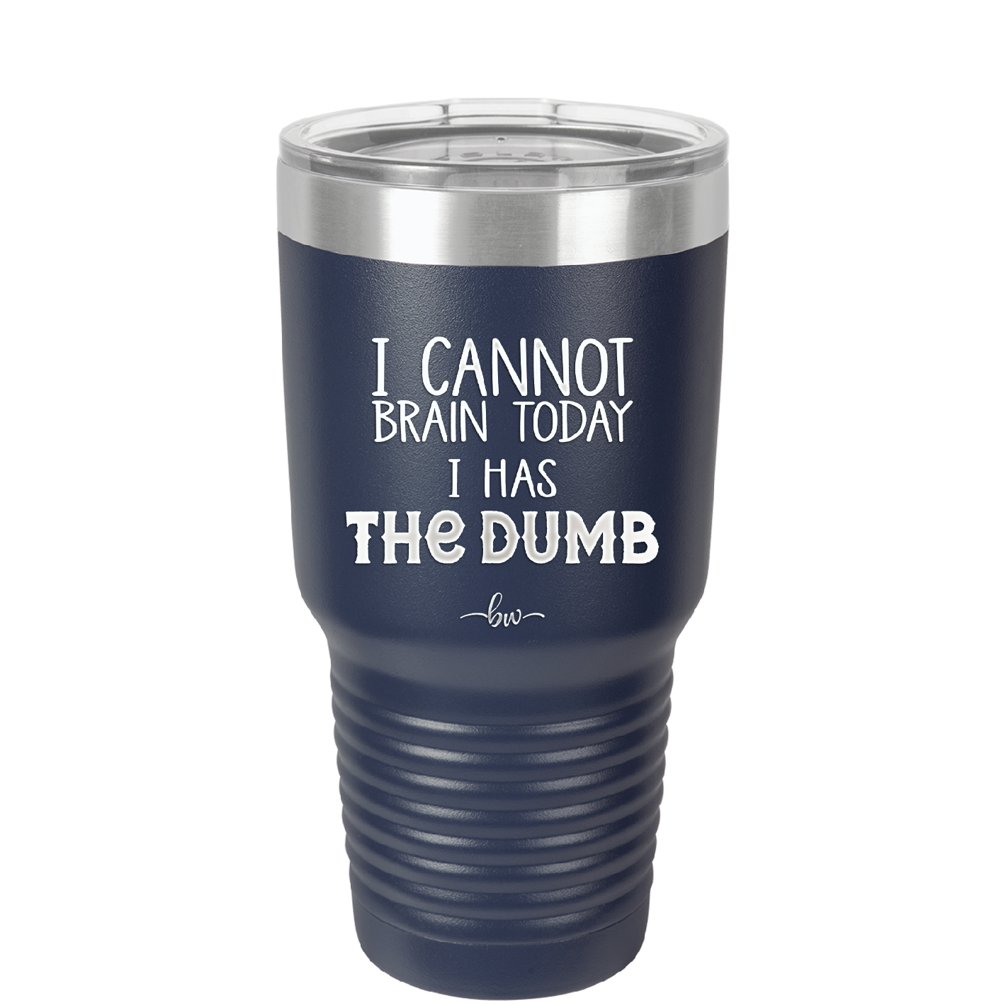 I Cannot Brain Today I Has the Dumb - Laser Engraved Stainless Steel Drinkware - 1850 -