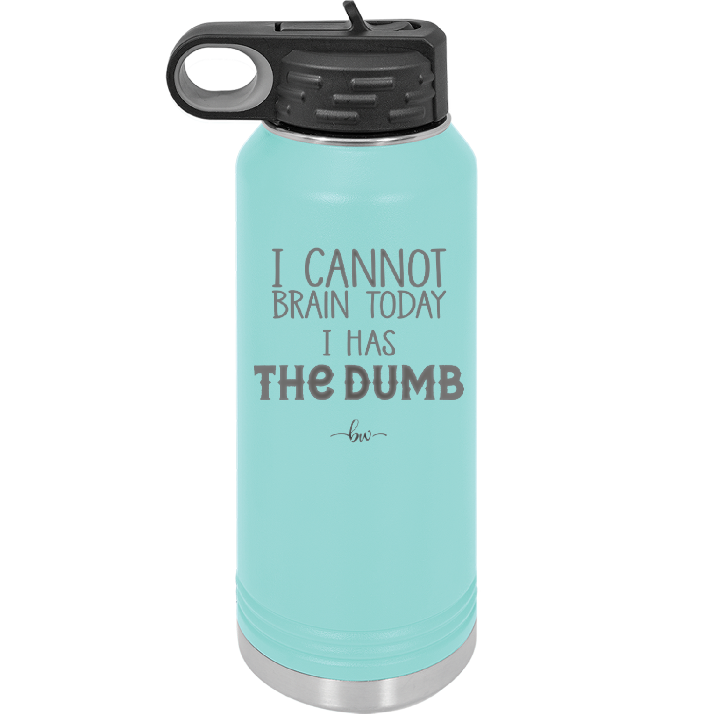 I Cannot Brain Today I Has the Dumb - Laser Engraved Stainless Steel Drinkware - 1850 -