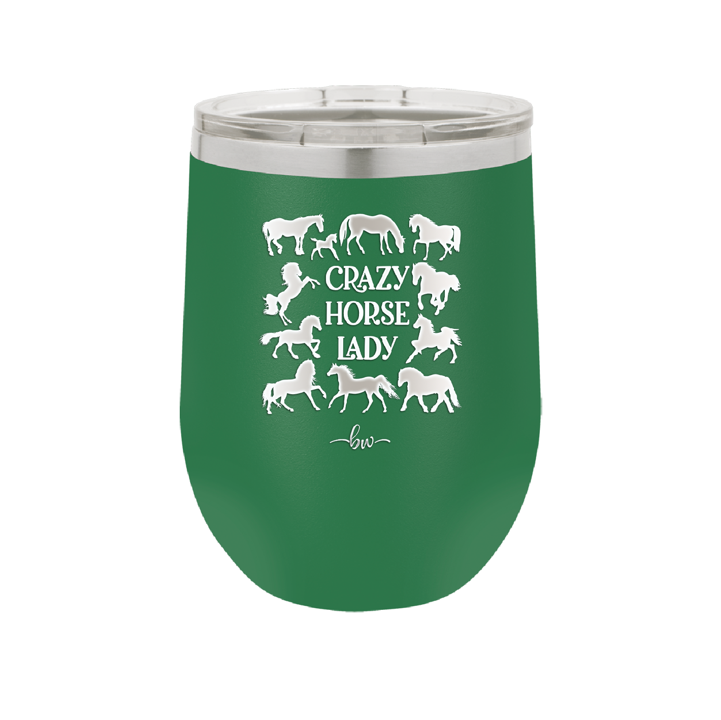 Crazy Horse Lady - Laser Engraved Stainless Steel Drinkware - 1863 -