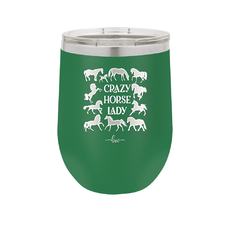 Crazy Horse Lady - Laser Engraved Stainless Steel Drinkware - 1863 -