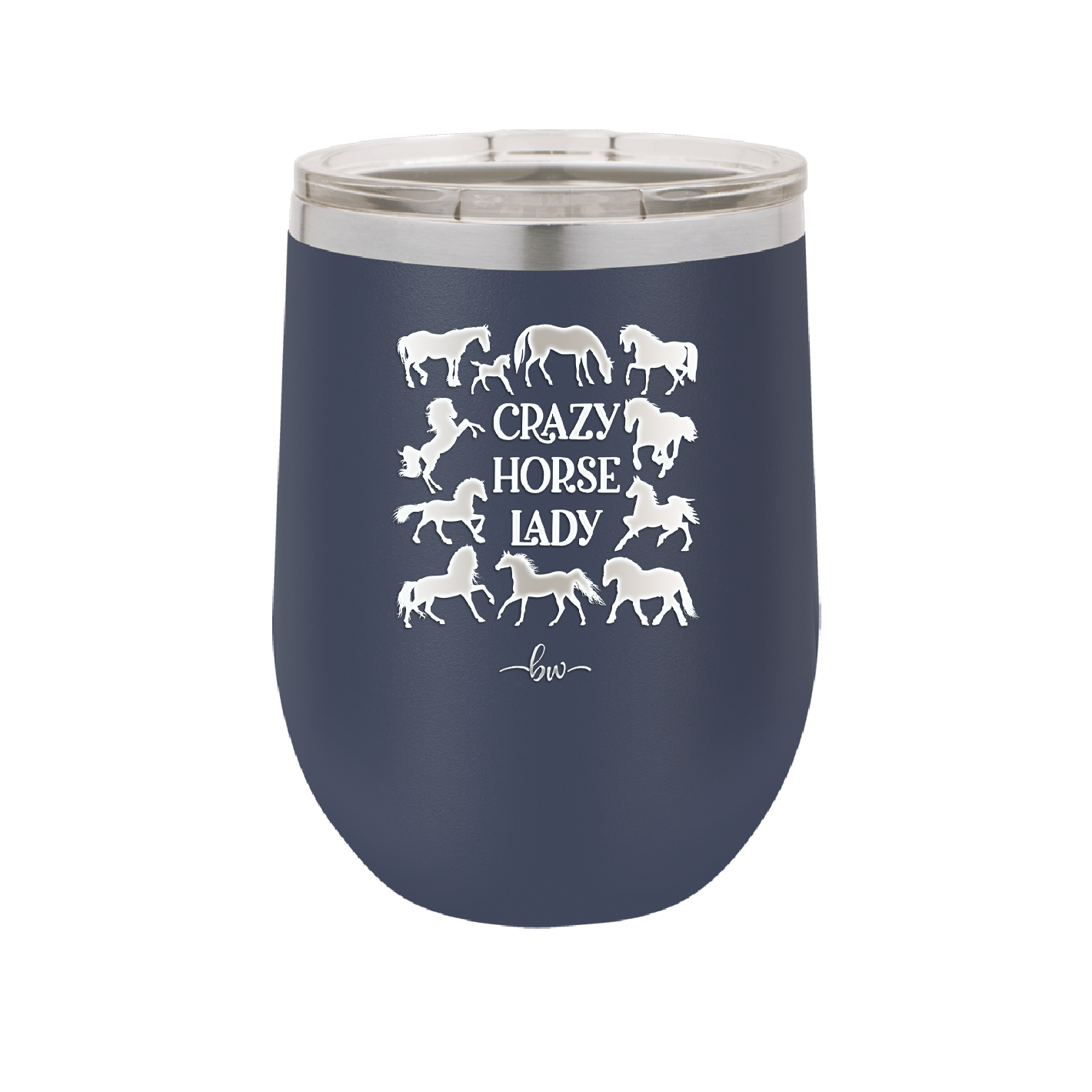 Crazy Horse Lady - Laser Engraved Stainless Steel Drinkware - 1863 -