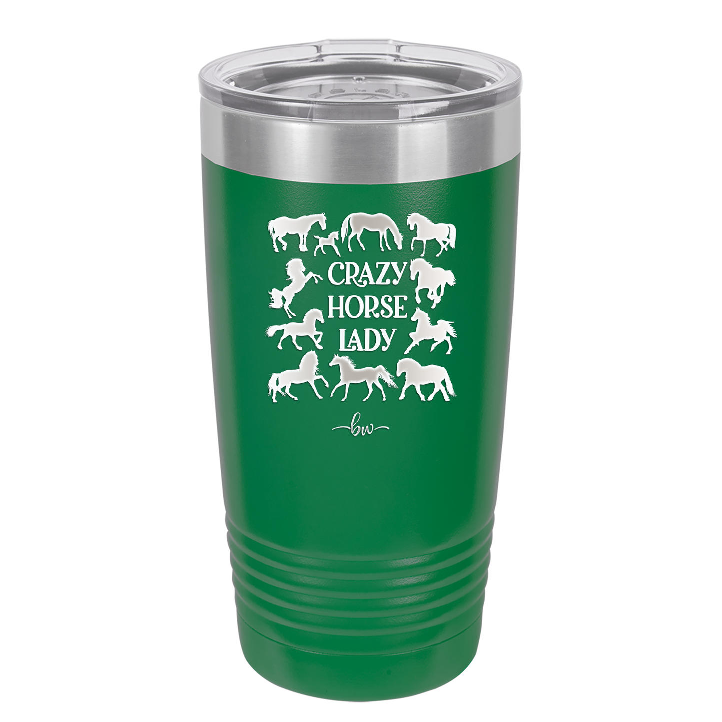 Crazy Horse Lady - Laser Engraved Stainless Steel Drinkware - 1863 -