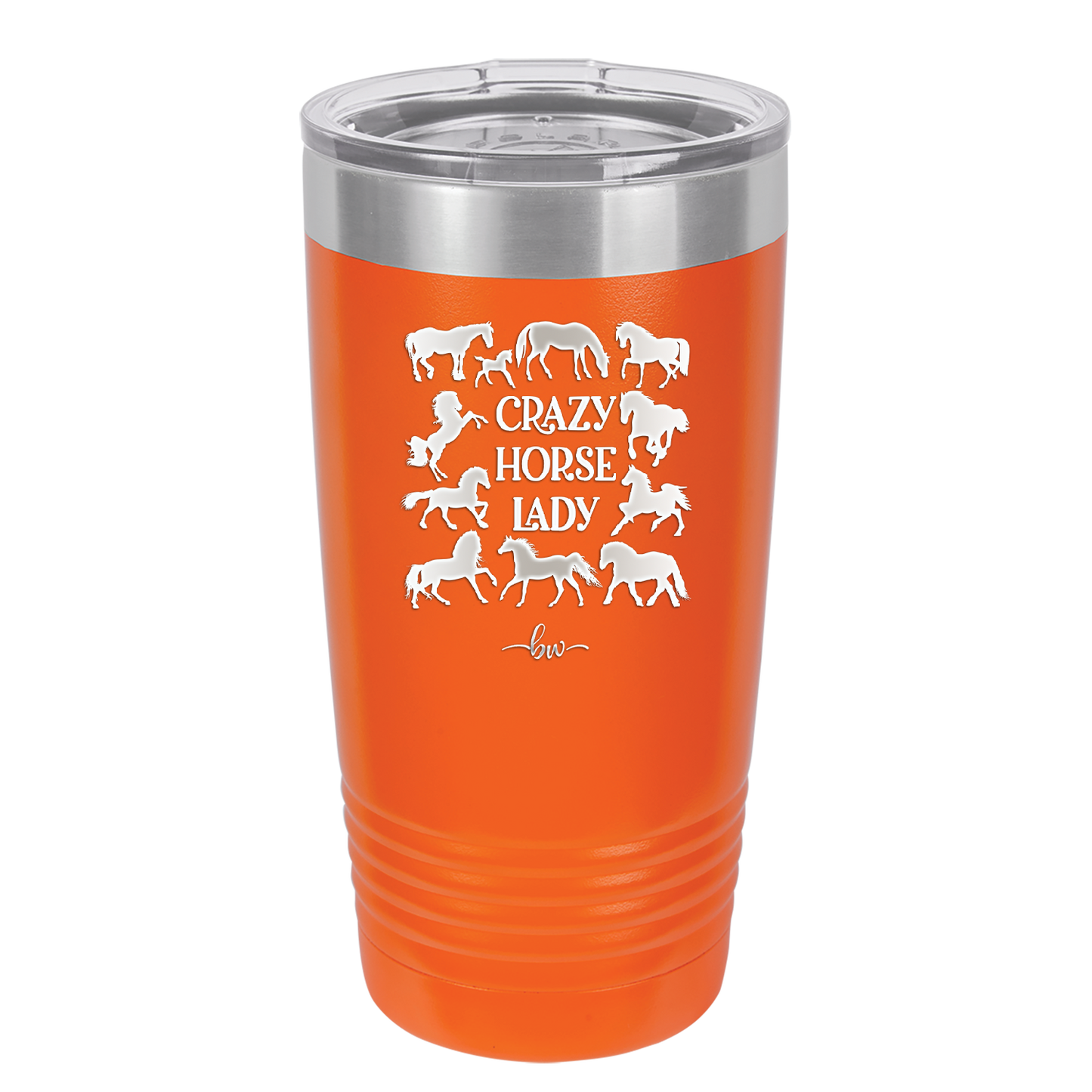 Crazy Horse Lady - Laser Engraved Stainless Steel Drinkware - 1863 -