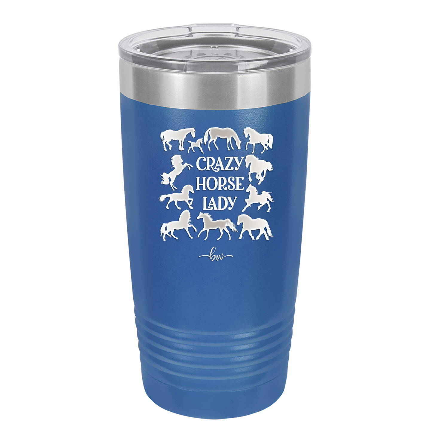 Crazy Horse Lady - Laser Engraved Stainless Steel Drinkware - 1863 -