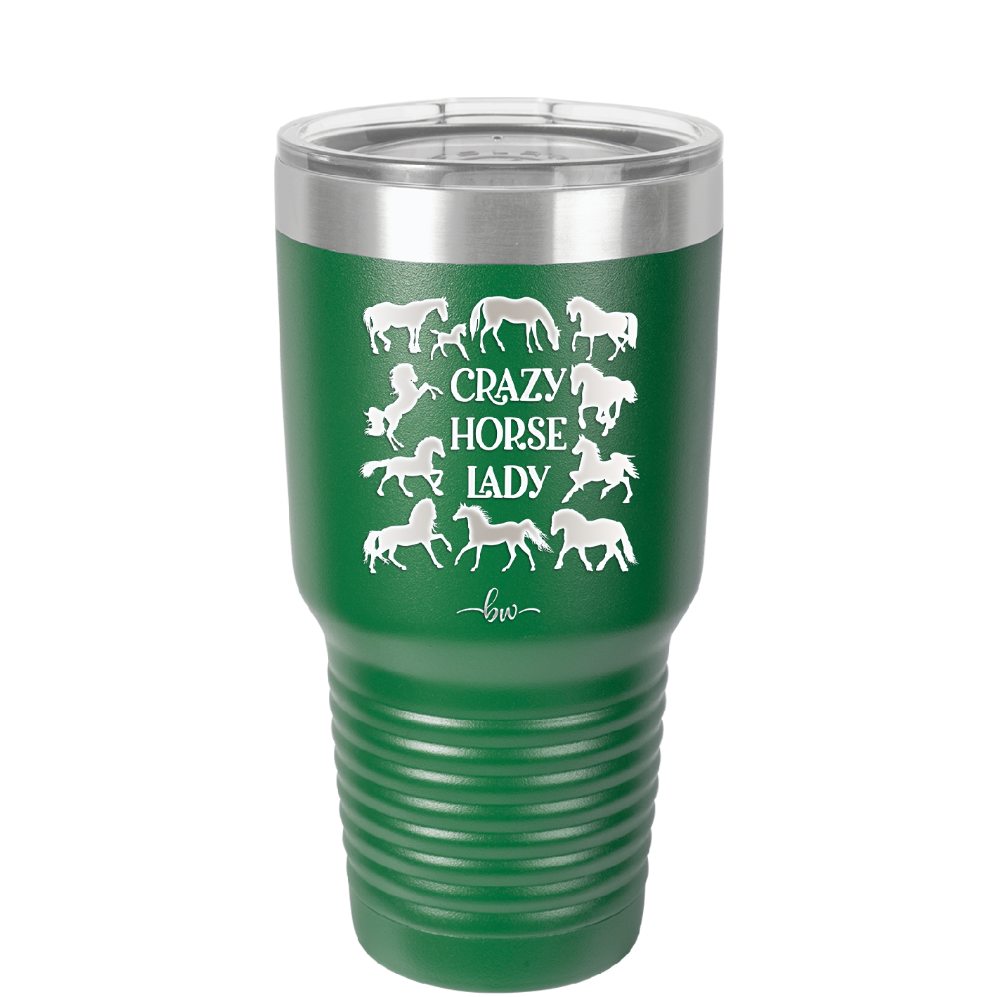 Crazy Horse Lady - Laser Engraved Stainless Steel Drinkware - 1863 -