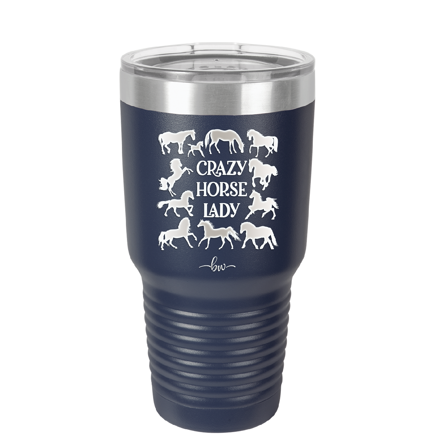 Crazy Horse Lady - Laser Engraved Stainless Steel Drinkware - 1863 -