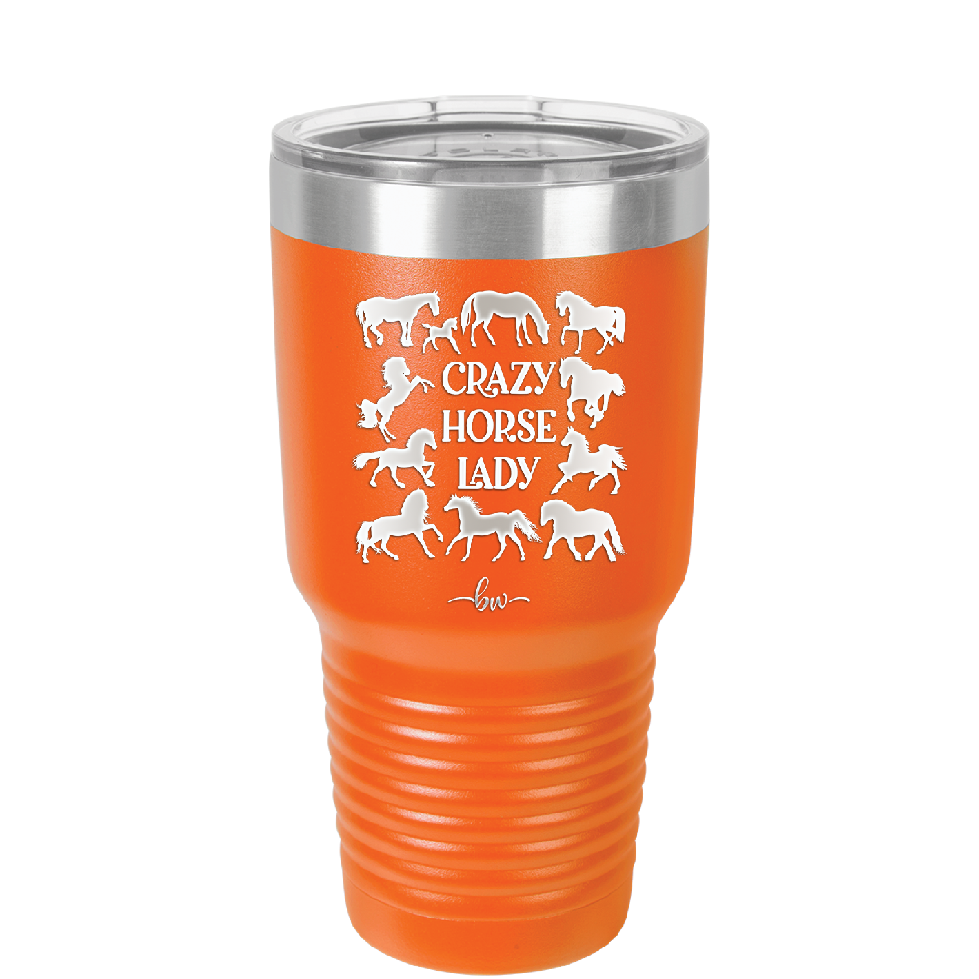 Crazy Horse Lady - Laser Engraved Stainless Steel Drinkware - 1863 -