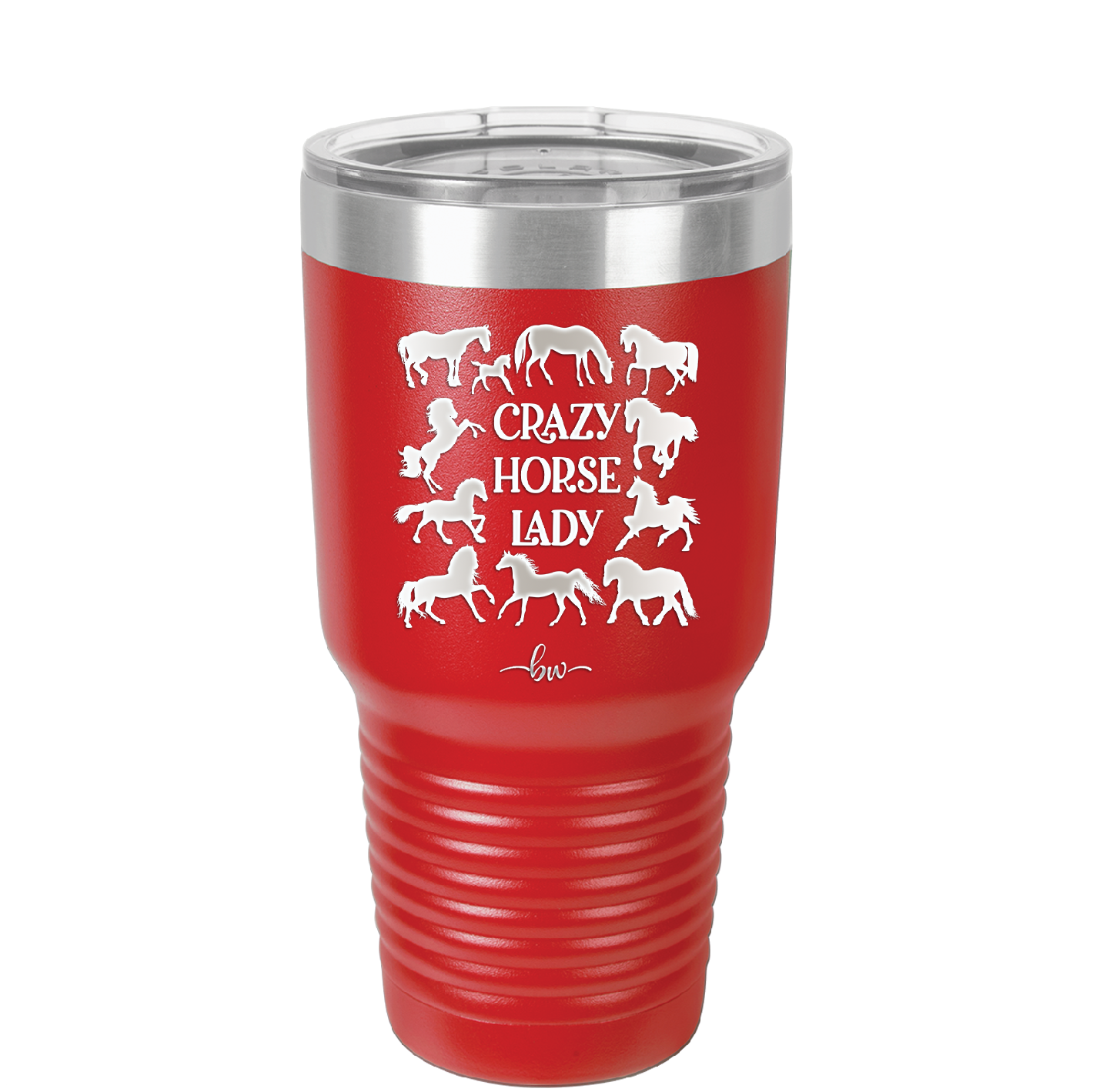 Crazy Horse Lady - Laser Engraved Stainless Steel Drinkware - 1863 -