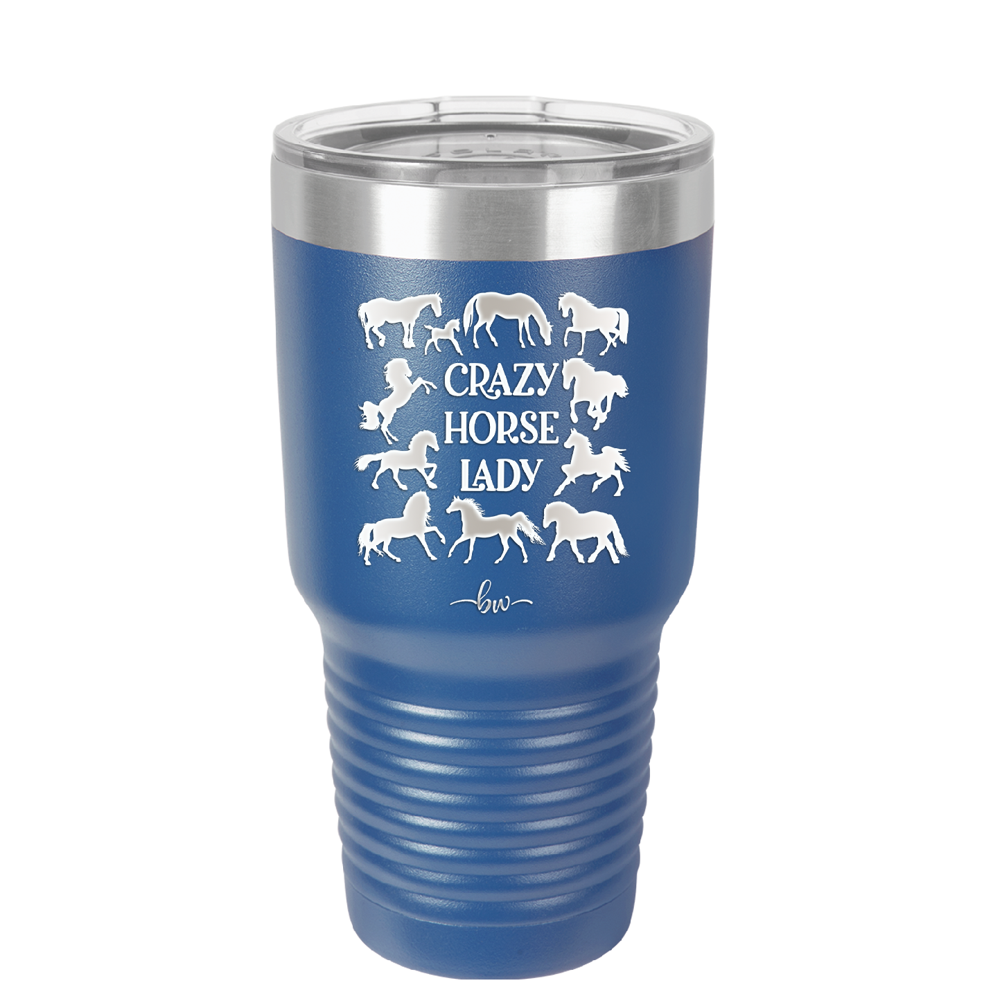 Crazy Horse Lady - Laser Engraved Stainless Steel Drinkware - 1863 -