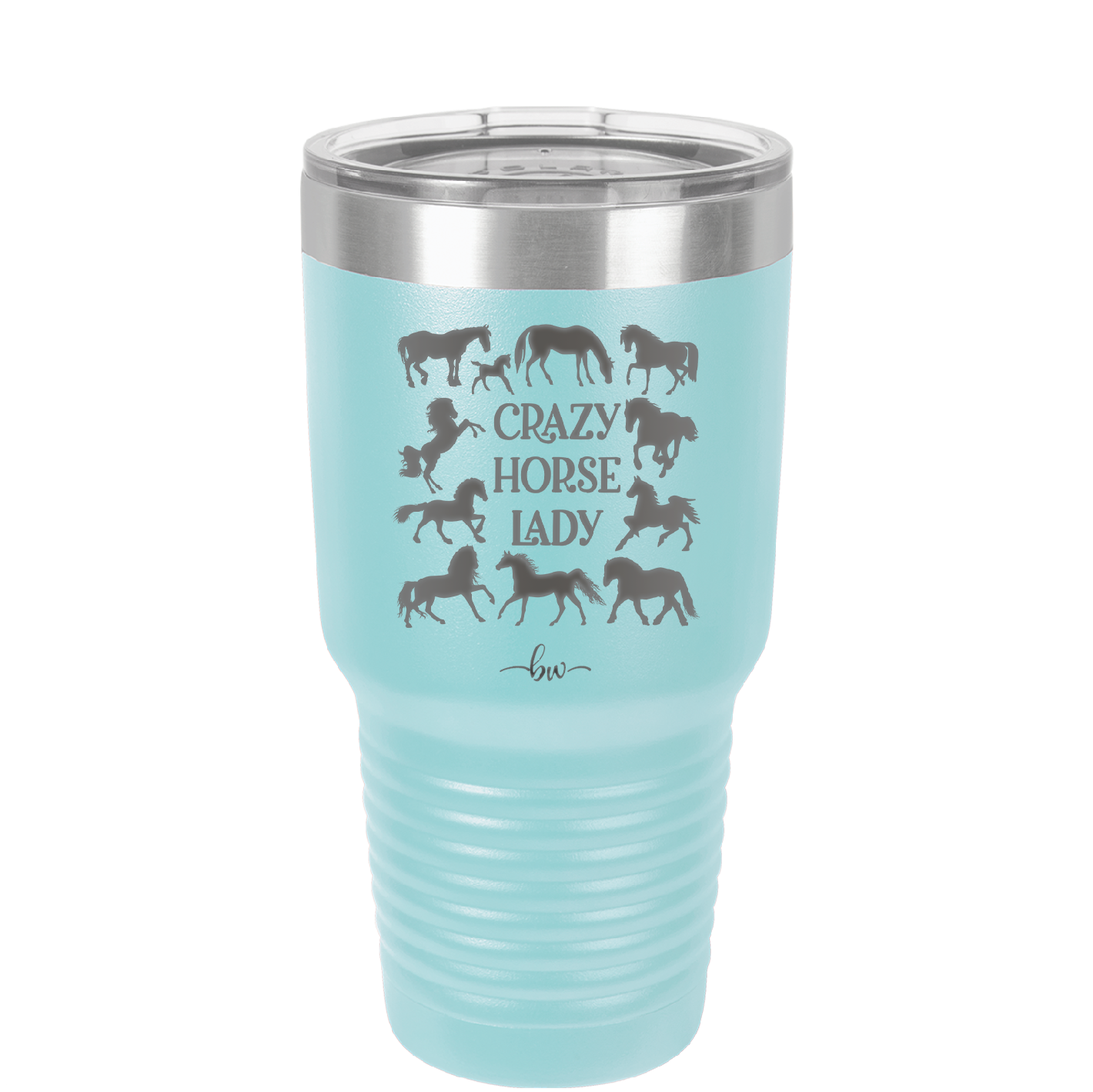 Crazy Horse Lady - Laser Engraved Stainless Steel Drinkware - 1863 -