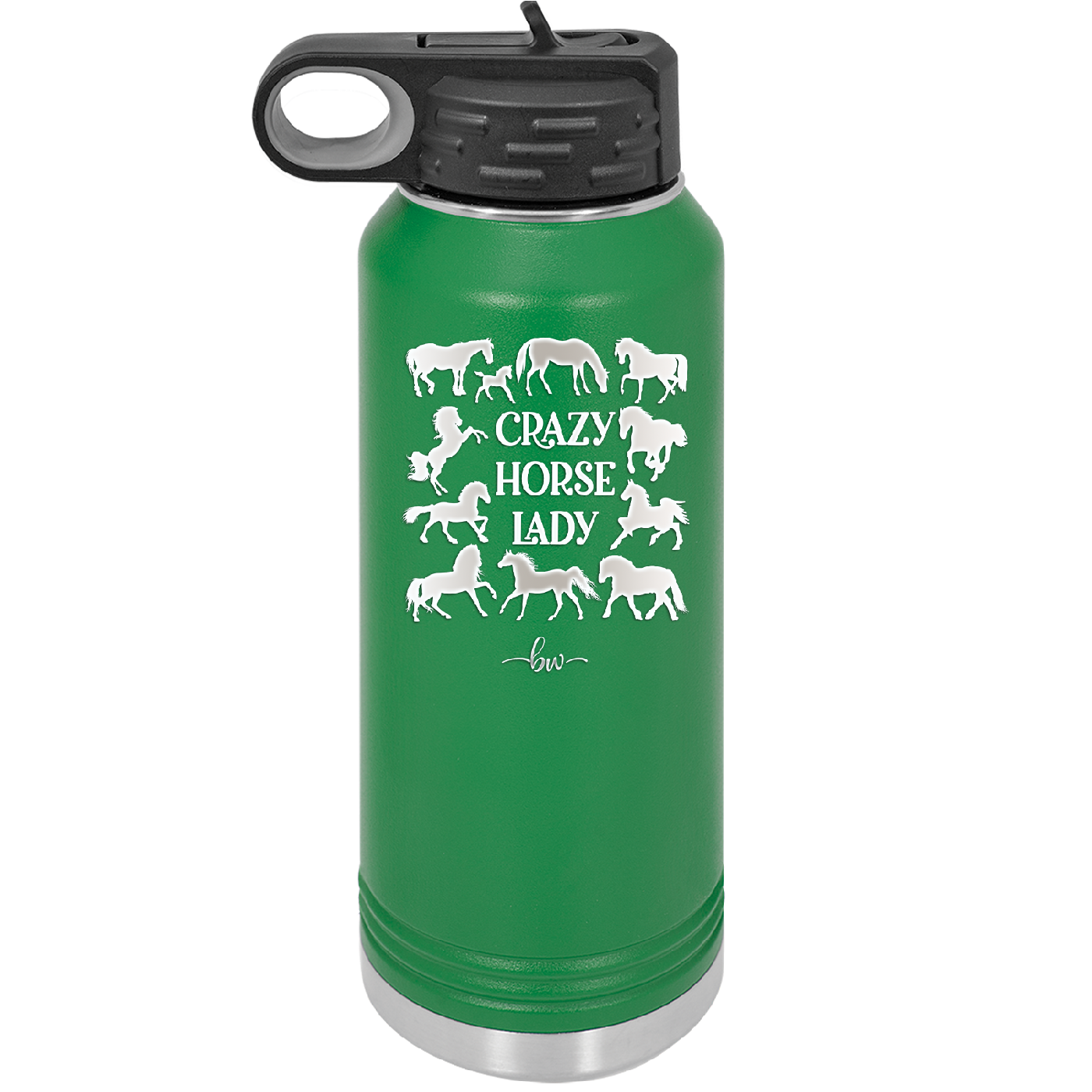 Crazy Horse Lady - Laser Engraved Stainless Steel Drinkware - 1863 -