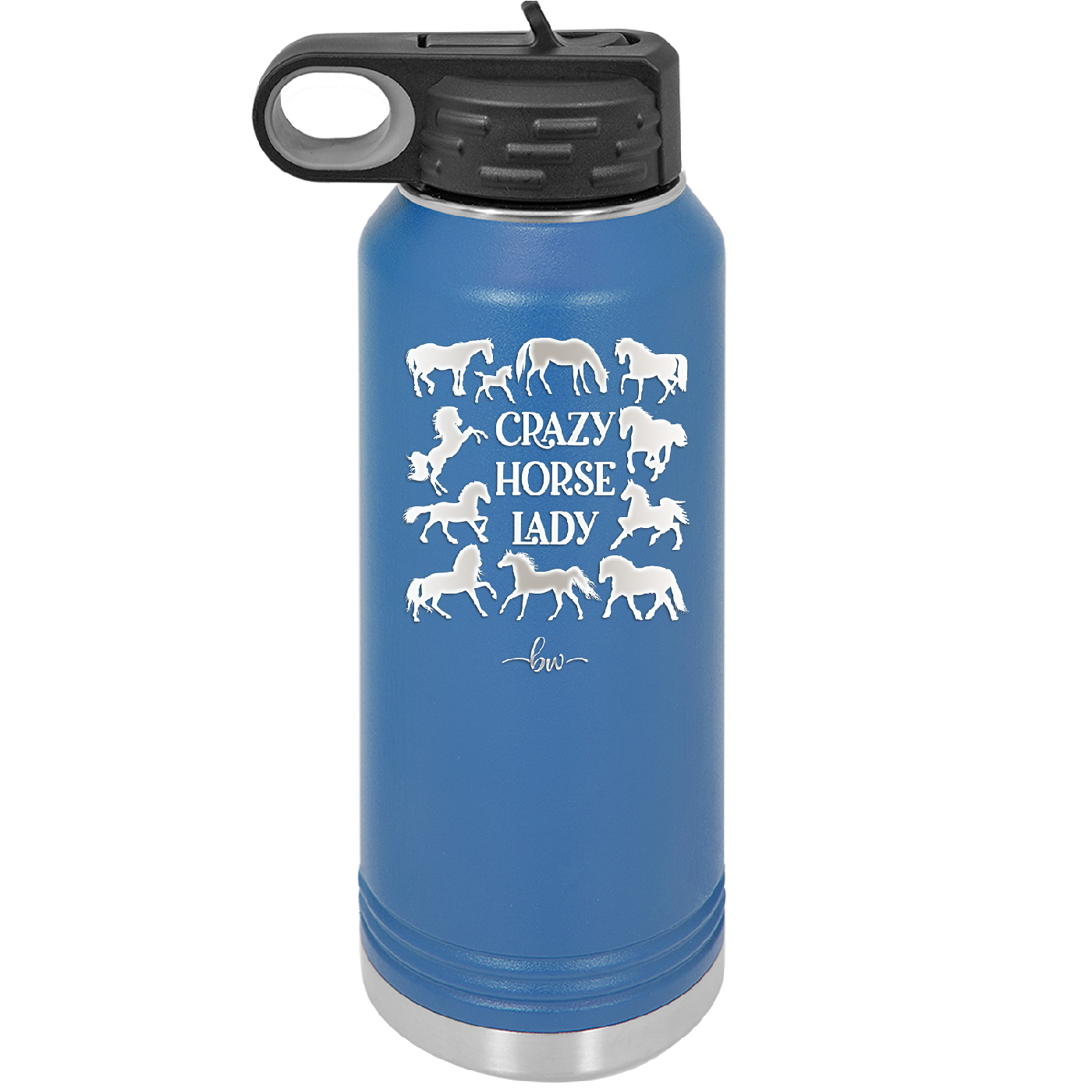 Crazy Horse Lady - Laser Engraved Stainless Steel Drinkware - 1863 -