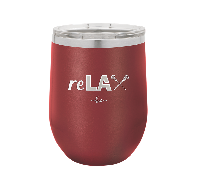 ReLAX Lacrosse - Laser Engraved Stainless Steel Drinkware - 1903 -