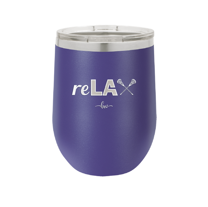 ReLAX Lacrosse - Laser Engraved Stainless Steel Drinkware - 1903 -