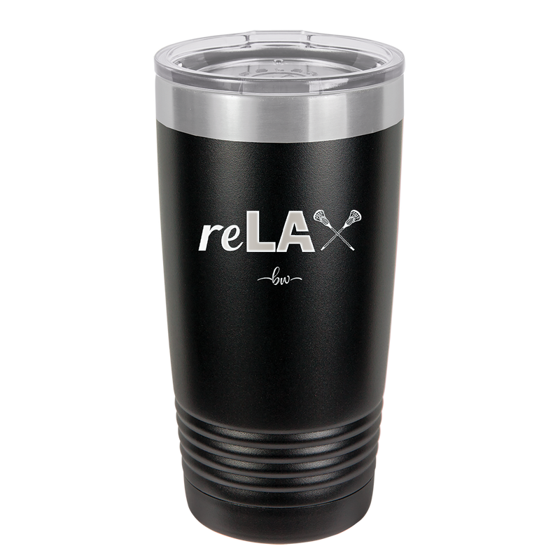 ReLAX Lacrosse - Laser Engraved Stainless Steel Drinkware - 1903 -