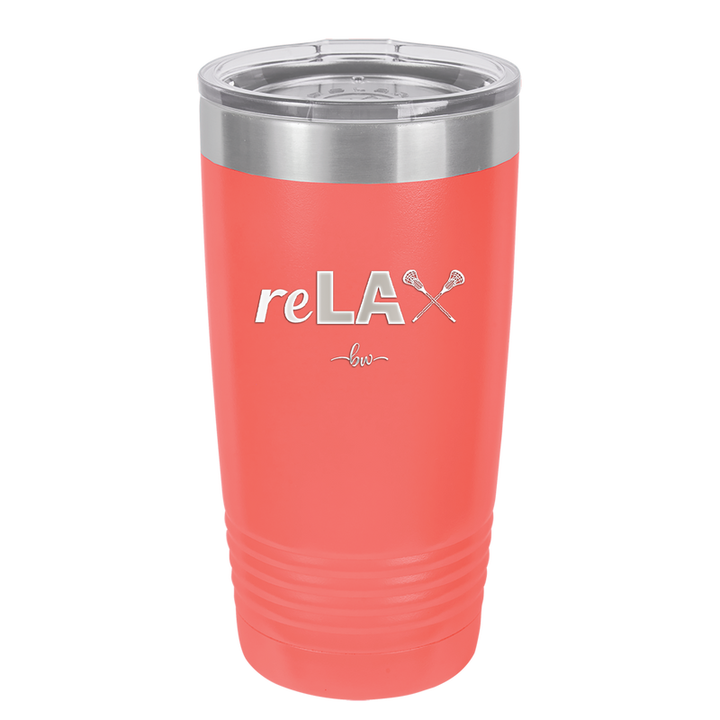 ReLAX Lacrosse - Laser Engraved Stainless Steel Drinkware - 1903 -