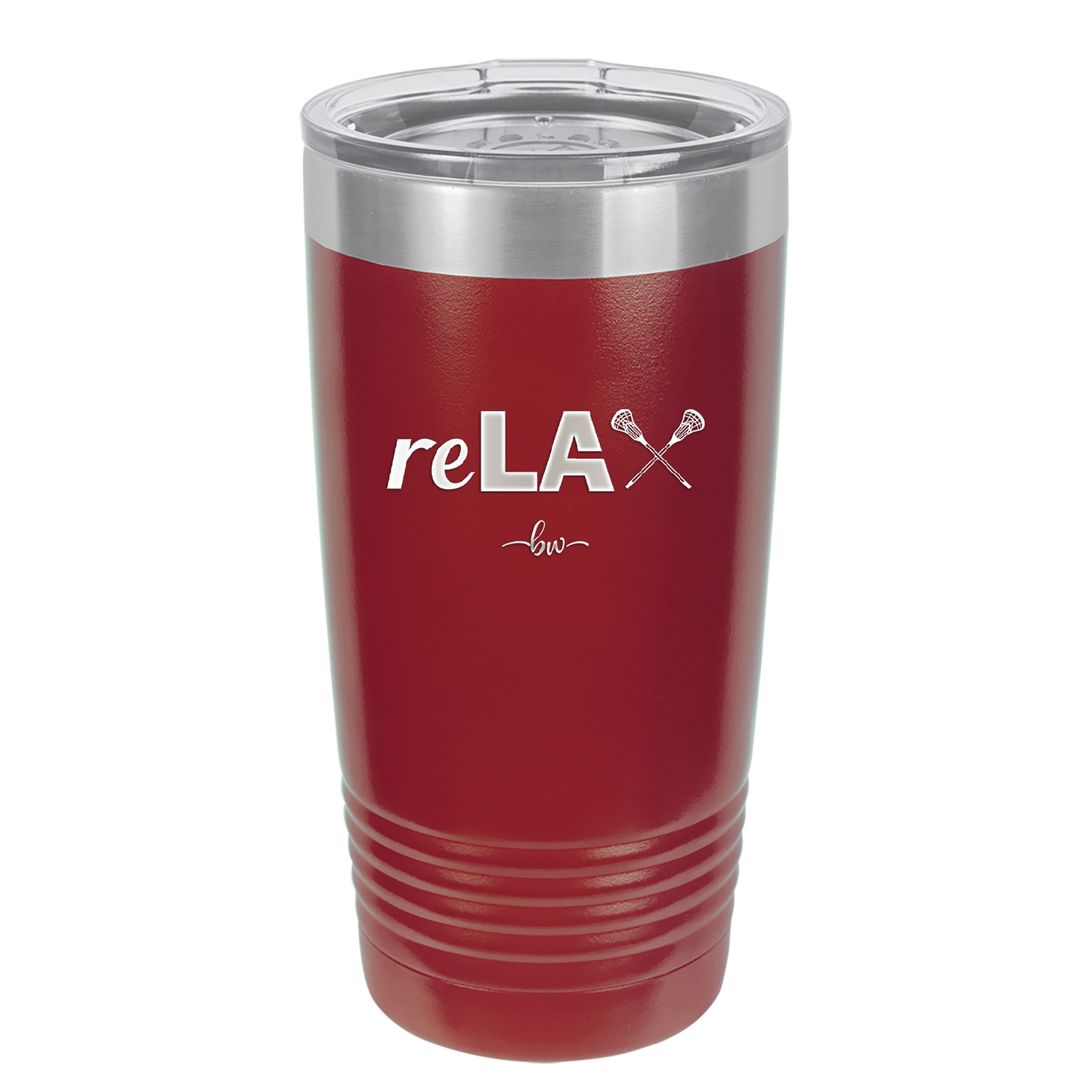 ReLAX Lacrosse - Laser Engraved Stainless Steel Drinkware - 1903 -