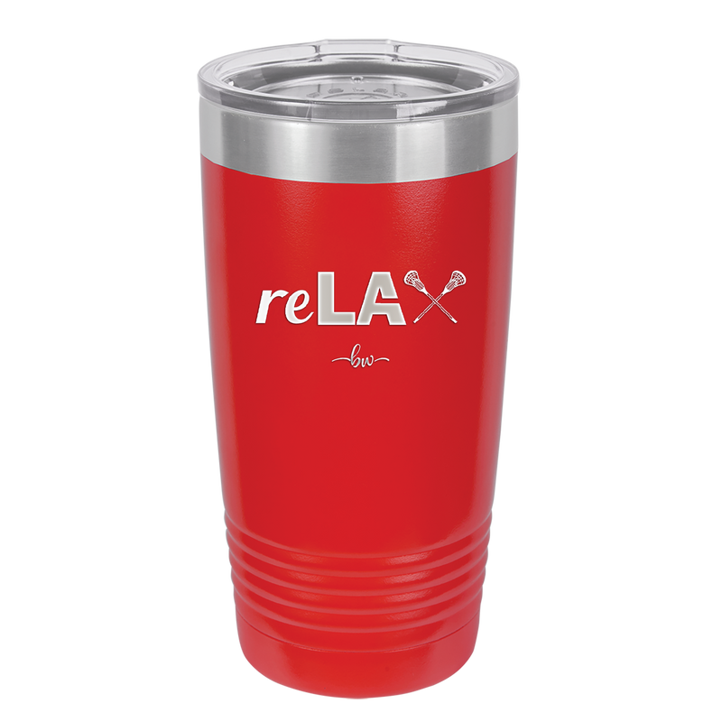 ReLAX Lacrosse - Laser Engraved Stainless Steel Drinkware - 1903 -