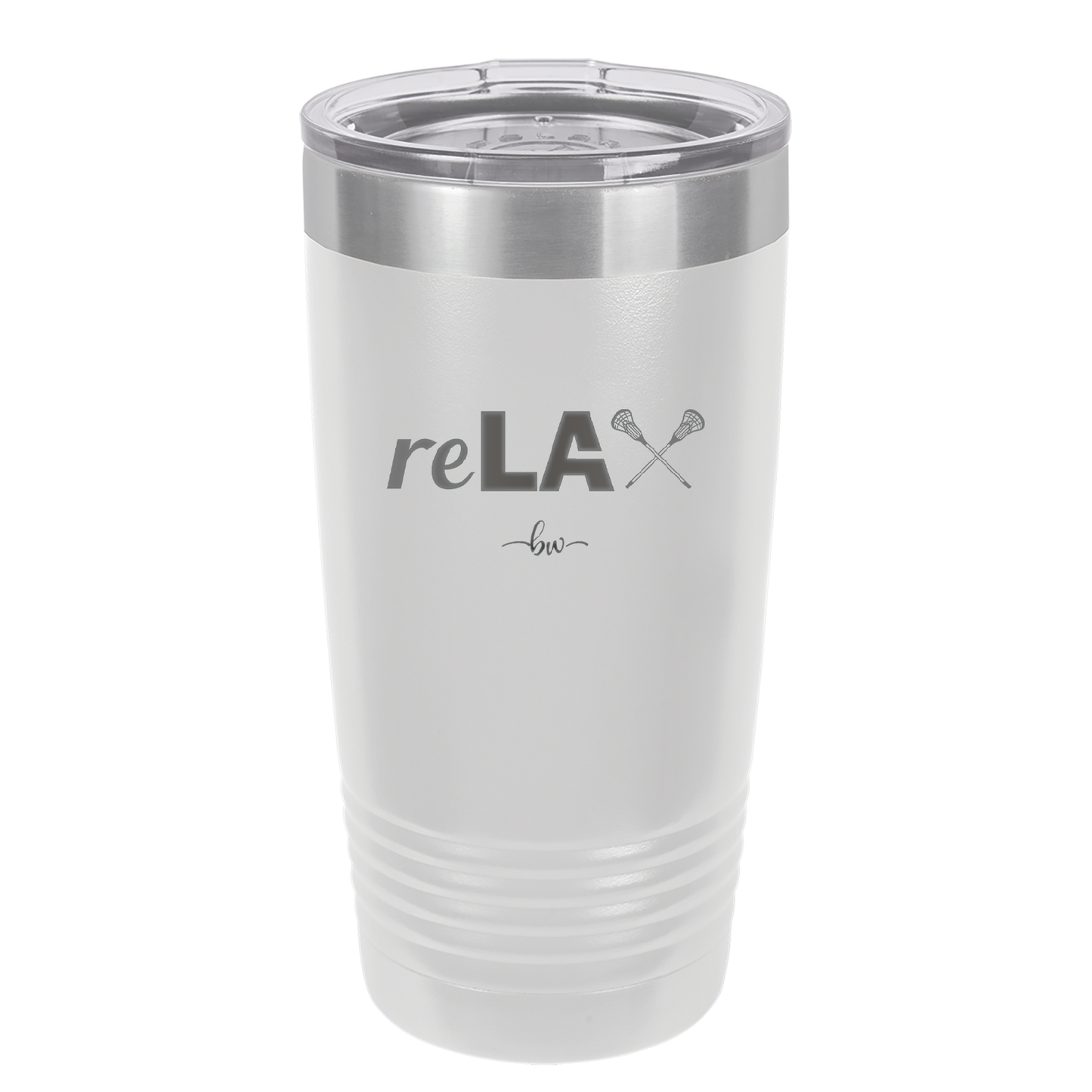 ReLAX Lacrosse - Laser Engraved Stainless Steel Drinkware - 1903 -