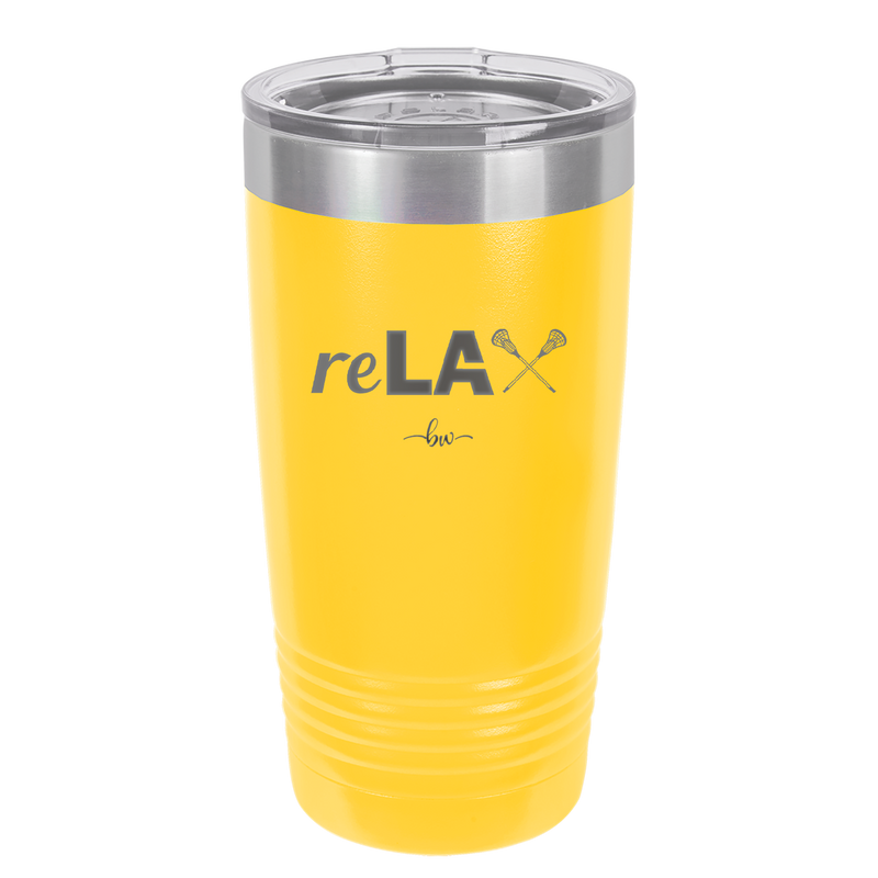 ReLAX Lacrosse - Laser Engraved Stainless Steel Drinkware - 1903 -