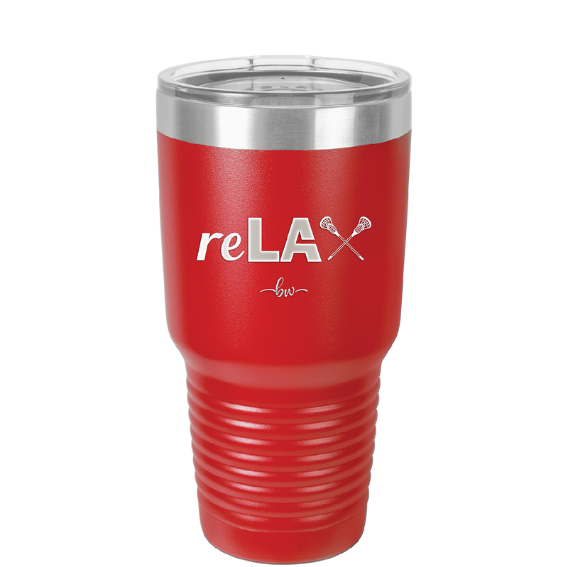 ReLAX Lacrosse - Laser Engraved Stainless Steel Drinkware - 1903 -