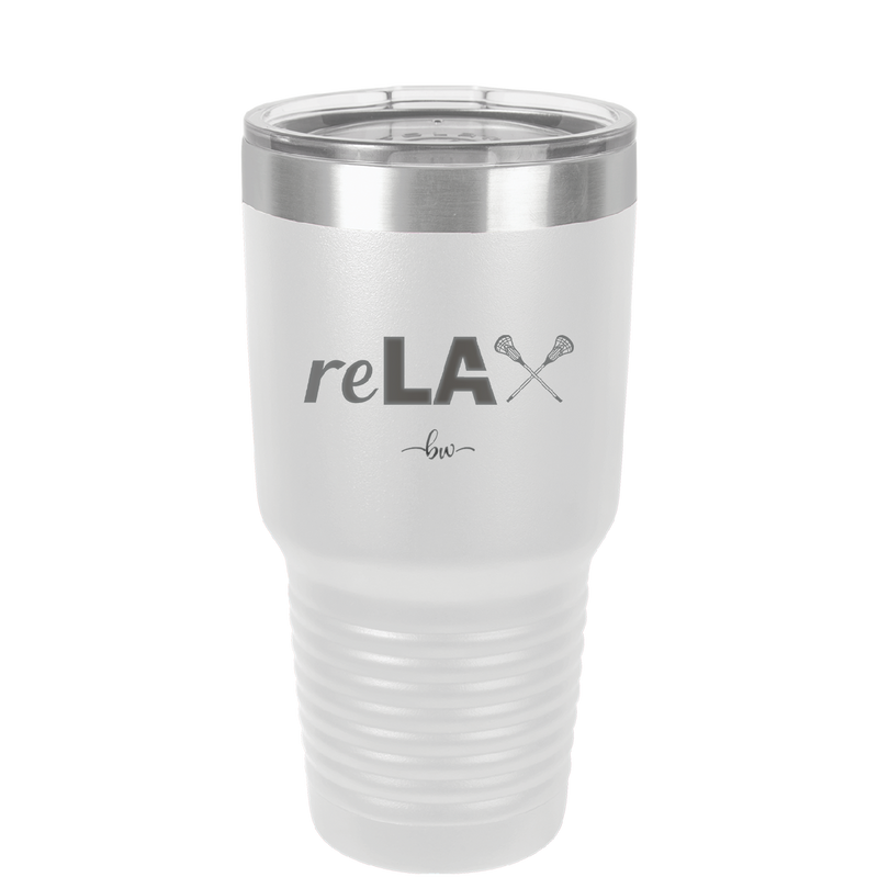 ReLAX Lacrosse - Laser Engraved Stainless Steel Drinkware - 1903 -