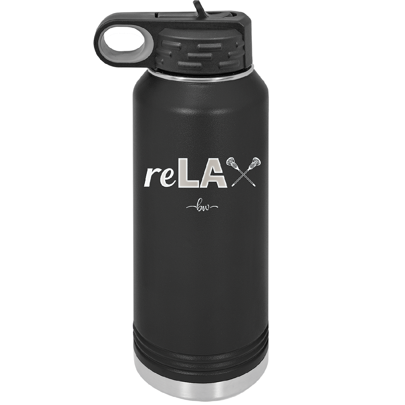 ReLAX Lacrosse - Laser Engraved Stainless Steel Drinkware - 1903 -