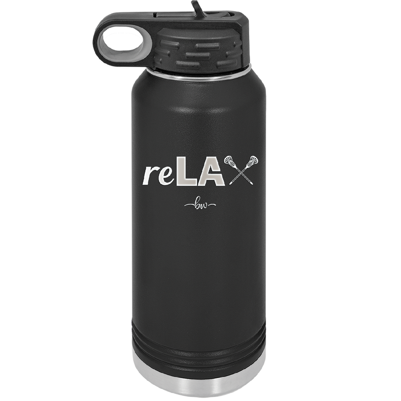 ReLAX Lacrosse - Laser Engraved Stainless Steel Drinkware - 1903 -