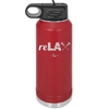 ReLAX Lacrosse - Laser Engraved Stainless Steel Drinkware - 1903 -