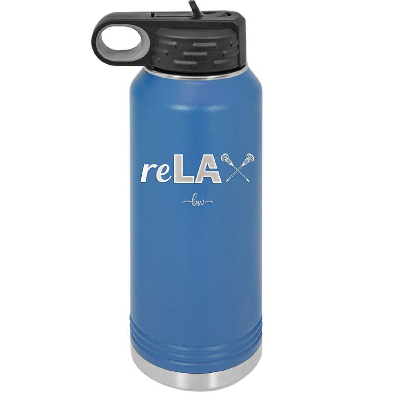 ReLAX Lacrosse - Laser Engraved Stainless Steel Drinkware - 1903 -