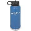 ReLAX Lacrosse - Laser Engraved Stainless Steel Drinkware - 1903 -