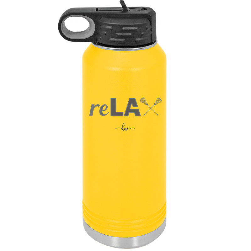 ReLAX Lacrosse - Laser Engraved Stainless Steel Drinkware - 1903 -