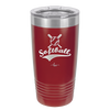 Softball with Bats and Ball - Laser Engraved Stainless Steel Drinkware - 1917 -