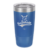 Softball with Bats and Ball - Laser Engraved Stainless Steel Drinkware - 1917 -