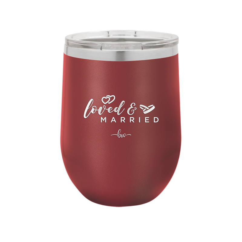 Loved and Married - Laser Engraved Stainless Steel Drinkware - 1942 -