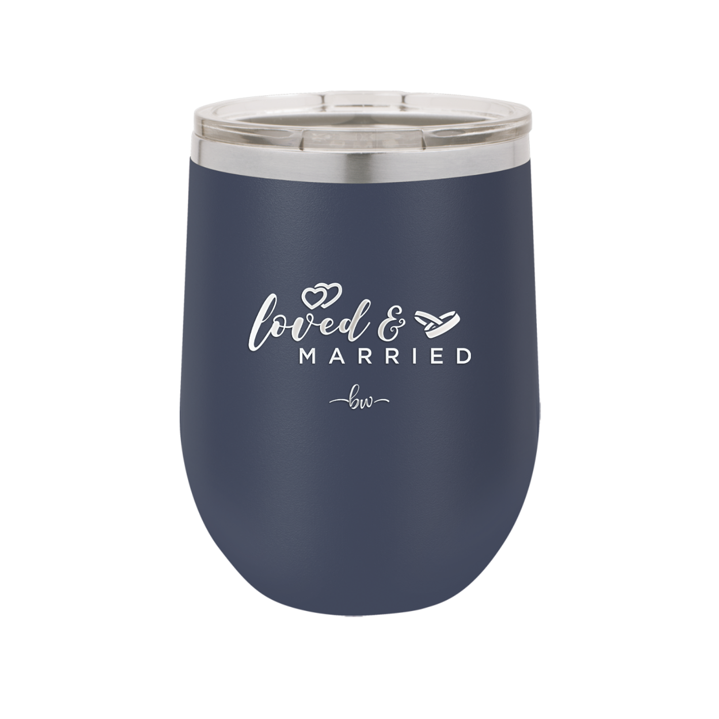 Loved and Married - Laser Engraved Stainless Steel Drinkware - 1942 -