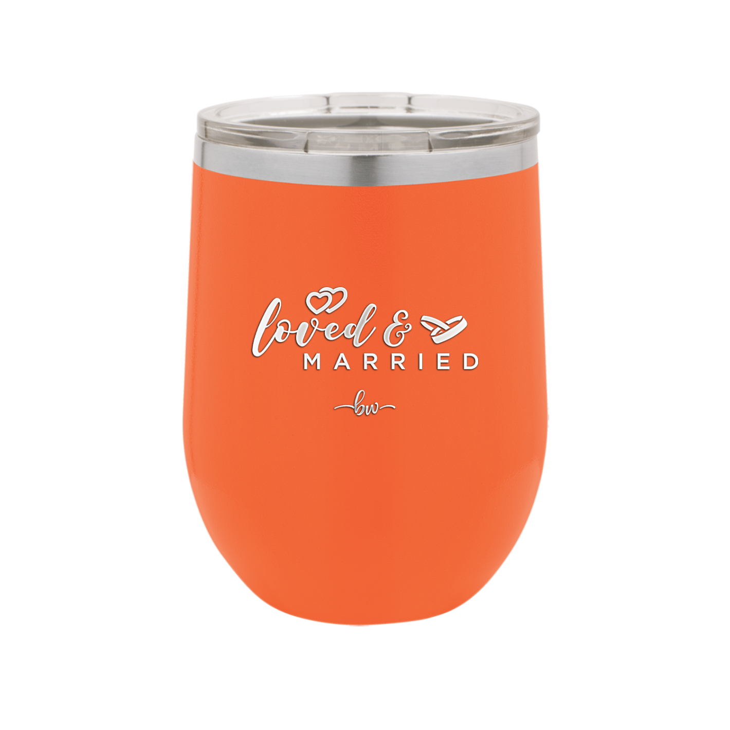 Loved and Married - Laser Engraved Stainless Steel Drinkware - 1942 -