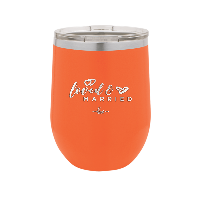 Loved and Married - Laser Engraved Stainless Steel Drinkware - 1942 -