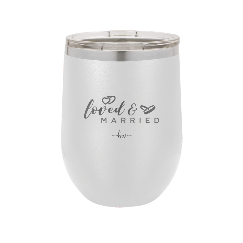 Loved and Married - Laser Engraved Stainless Steel Drinkware - 1942 -