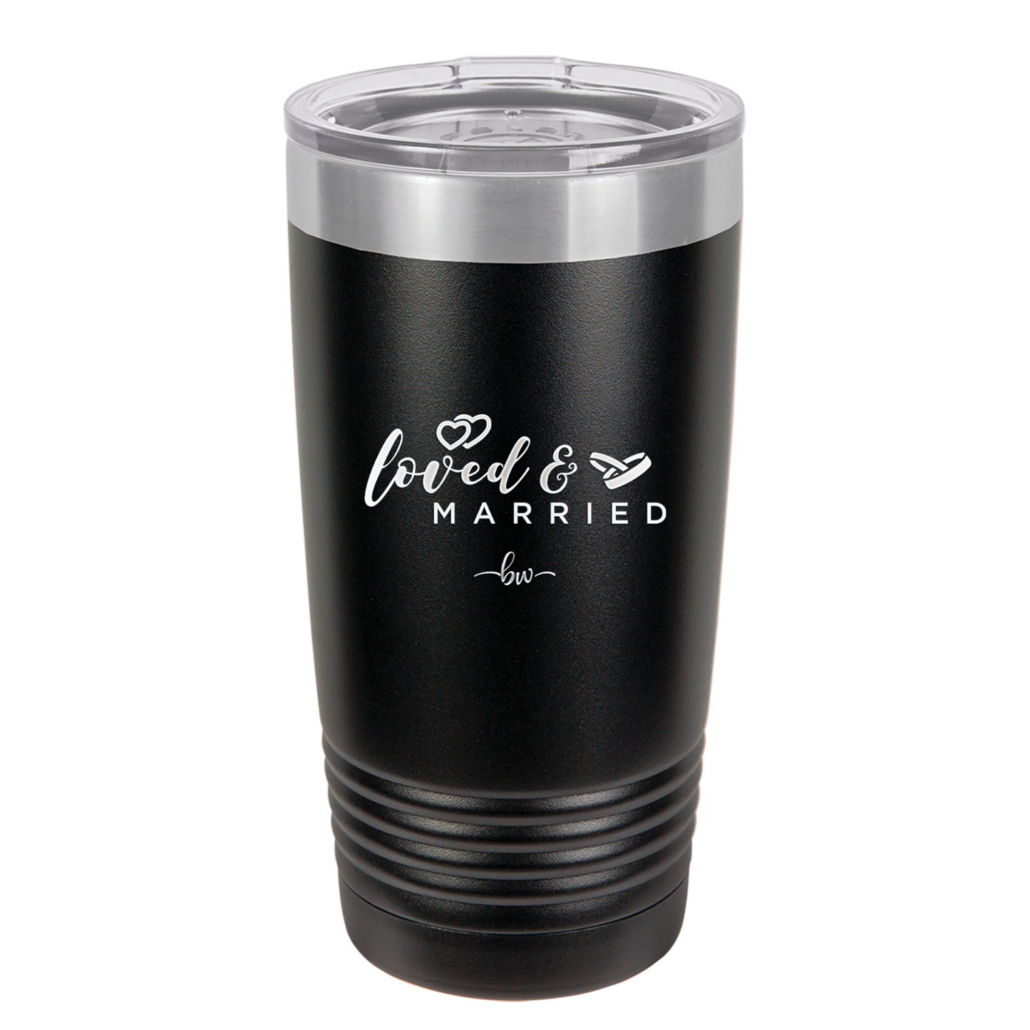 Loved and Married - Laser Engraved Stainless Steel Drinkware - 1942 -