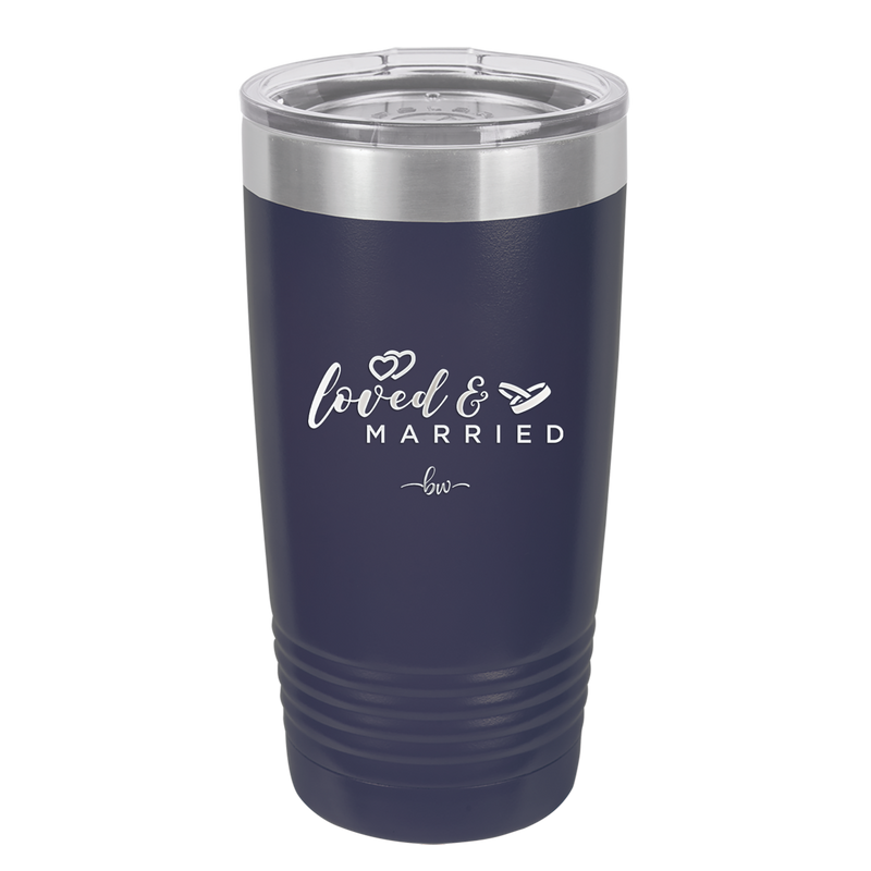 Loved and Married - Laser Engraved Stainless Steel Drinkware - 1942 -