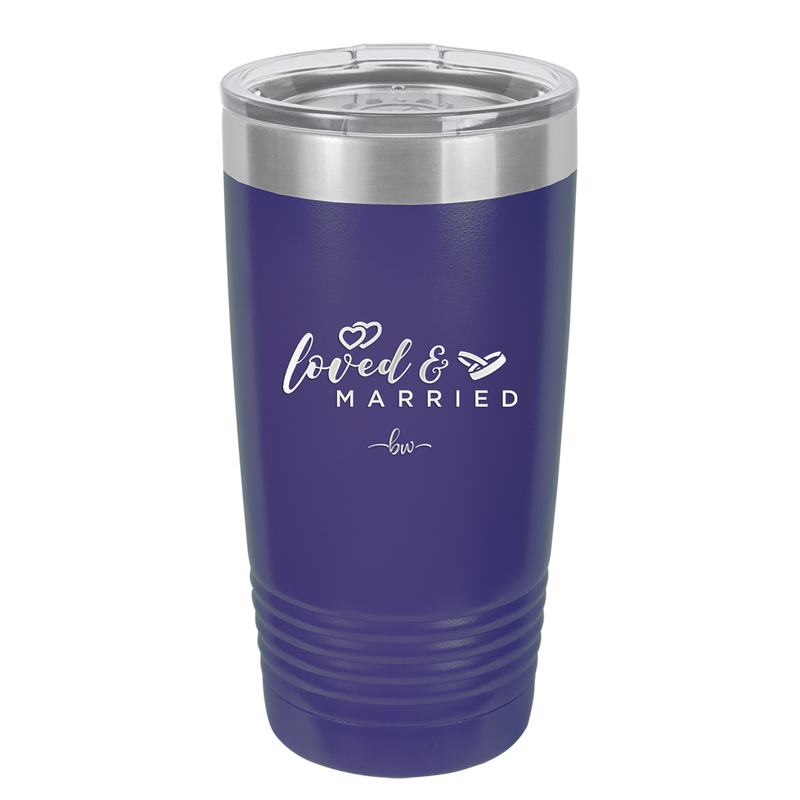 Loved and Married - Laser Engraved Stainless Steel Drinkware - 1942 -