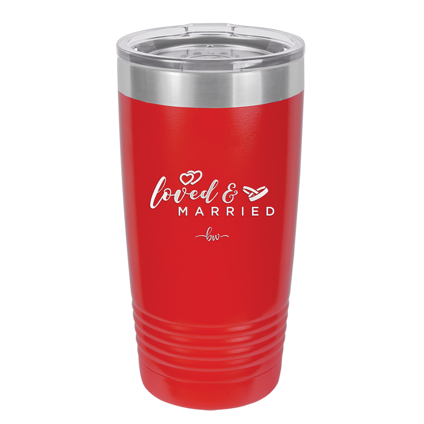 Loved and Married - Laser Engraved Stainless Steel Drinkware - 1942 -