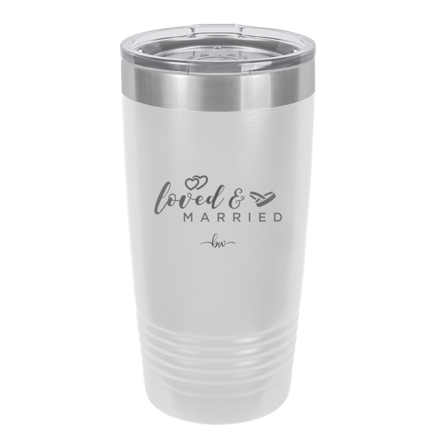 Loved and Married - Laser Engraved Stainless Steel Drinkware - 1942 -