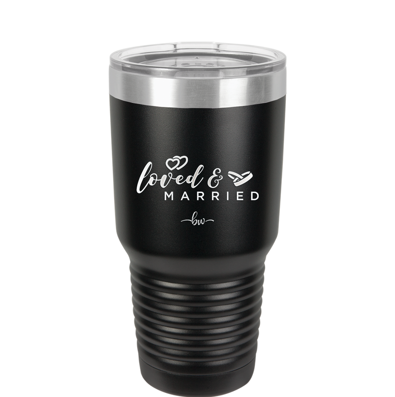 Loved and Married - Laser Engraved Stainless Steel Drinkware - 1942 -