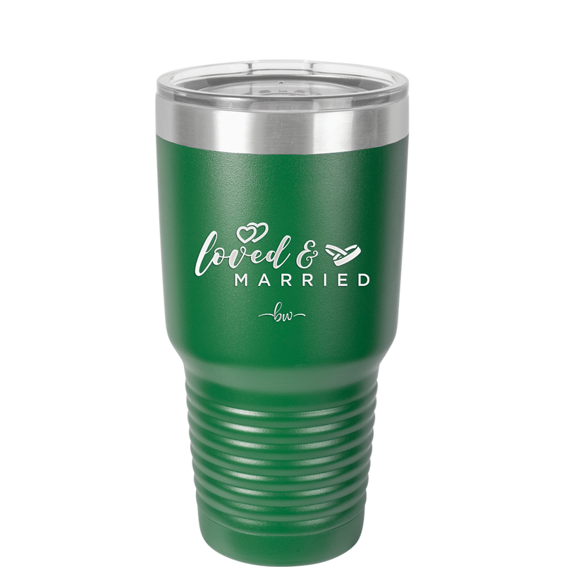 Loved and Married - Laser Engraved Stainless Steel Drinkware - 1942 -