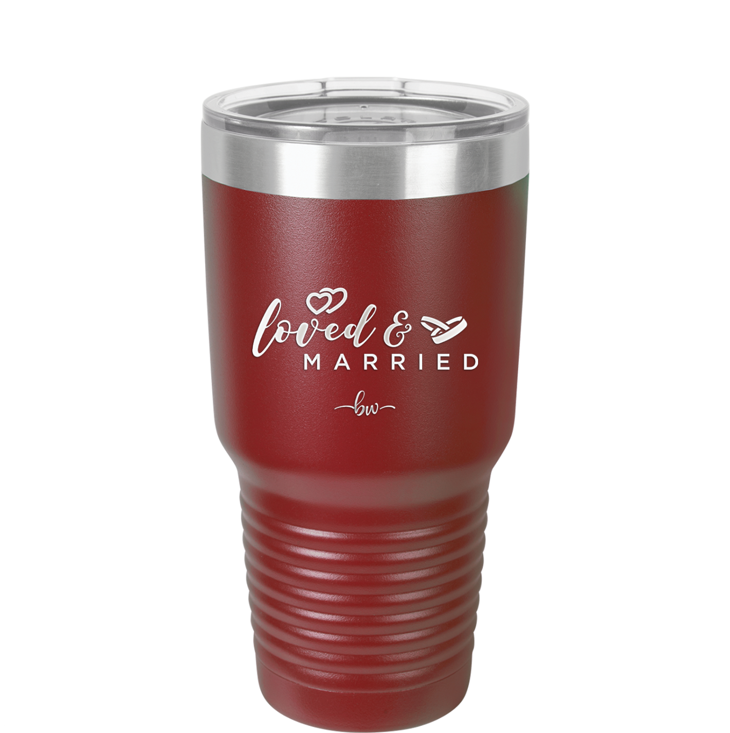 Loved and Married - Laser Engraved Stainless Steel Drinkware - 1942 -