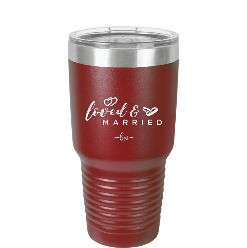 Loved and Married - Laser Engraved Stainless Steel Drinkware - 1942 -